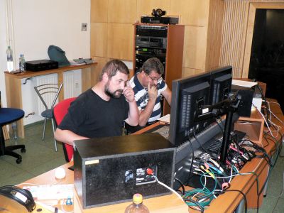 studio Českého rozhlasu v Č,Budějovicích - 2009